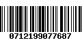 Código de Barras 0712199077687