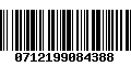 Código de Barras 0712199084388