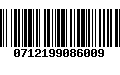 Código de Barras 0712199086009