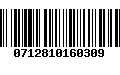 Código de Barras 0712810160309