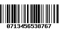 Código de Barras 0713456538767