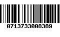 Código de Barras 0713733008389