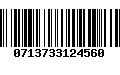 Código de Barras 0713733124560