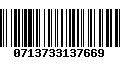 Código de Barras 0713733137669