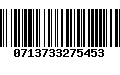 Código de Barras 0713733275453