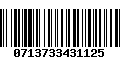 Código de Barras 0713733431125