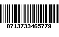 Código de Barras 0713733465779