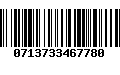 Código de Barras 0713733467780