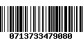 Código de Barras 0713733479080