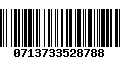 Código de Barras 0713733528788