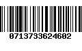 Código de Barras 0713733624602