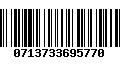 Código de Barras 0713733695770
