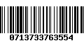 Código de Barras 0713733763554