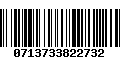 Código de Barras 0713733822732