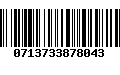 Código de Barras 0713733878043