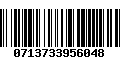 Código de Barras 0713733956048