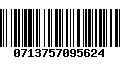 Código de Barras 0713757095624