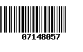 Código de Barras 07148057