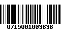 Código de Barras 0715001003638