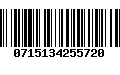 Código de Barras 0715134255720