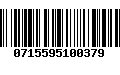 Código de Barras 0715595100379