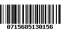 Código de Barras 0715685130156