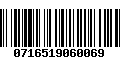 Código de Barras 0716519060069