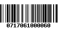 Código de Barras 0717061000060