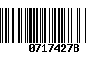 Código de Barras 07174278