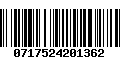 Código de Barras 0717524201362