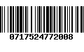 Código de Barras 0717524772008