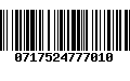 Código de Barras 0717524777010