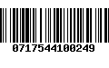 Código de Barras 0717544100249