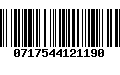 Código de Barras 0717544121190