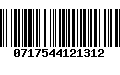 Código de Barras 0717544121312