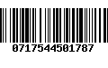 Código de Barras 0717544501787