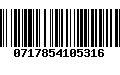 Código de Barras 0717854105316