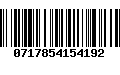 Código de Barras 0717854154192
