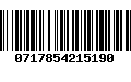 Código de Barras 0717854215190