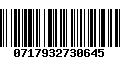 Código de Barras 0717932730645