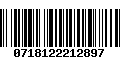 Código de Barras 0718122212897