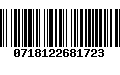 Código de Barras 0718122681723