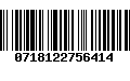 Código de Barras 0718122756414