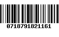 Código de Barras 0718791821161