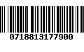 Código de Barras 0718813177900