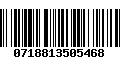 Código de Barras 0718813505468