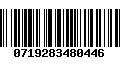 Código de Barras 0719283480446