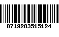 Código de Barras 0719283515124