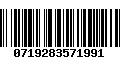Código de Barras 0719283571991