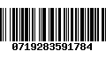 Código de Barras 0719283591784